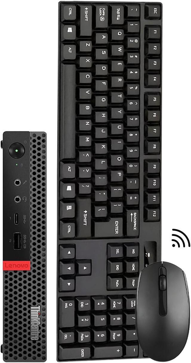 Alt view image 2 of 8 - Lenovo Computer ThinkCentre M920q Tiny Windows 11 Pro High-Performance Business Desktop Mini PC - Black  Intel Hexa-Core i7 Processor Up to 4.00 GHz/ 1TB NVMe SSD/ 32GB DDR4 RAM/ HDMI/ WIFI