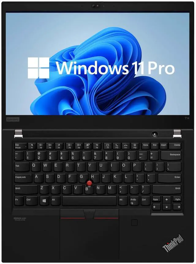 Alt view image 4 of 7 - Lenovo ThinkPad T14 14-Inch IPS Screen laptop FHD Anti-glare Display Business Laptop - Intel Core I7-10610U CPU Up to 4.90 GHz/ 32GB DDR4 RAM/ 1TB SSD/ HDMI/ WEBCAM/ Windows 11 Pro/ Backlight