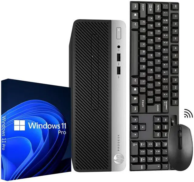 Refurbished: HP ProDesk 400 G6 SFF Windows 11 Pro Desktop PC