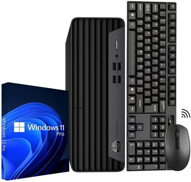 Main image of HP ProDesk 400 G7 SFF Windows 11 Pro Business desktop PC - Intel Octa-Core I7-10700 10th Gen Processor Up to 4.80 GHz | 32GB DDR4 RAM | 512GB NVMe SSD | Built-In WiFi