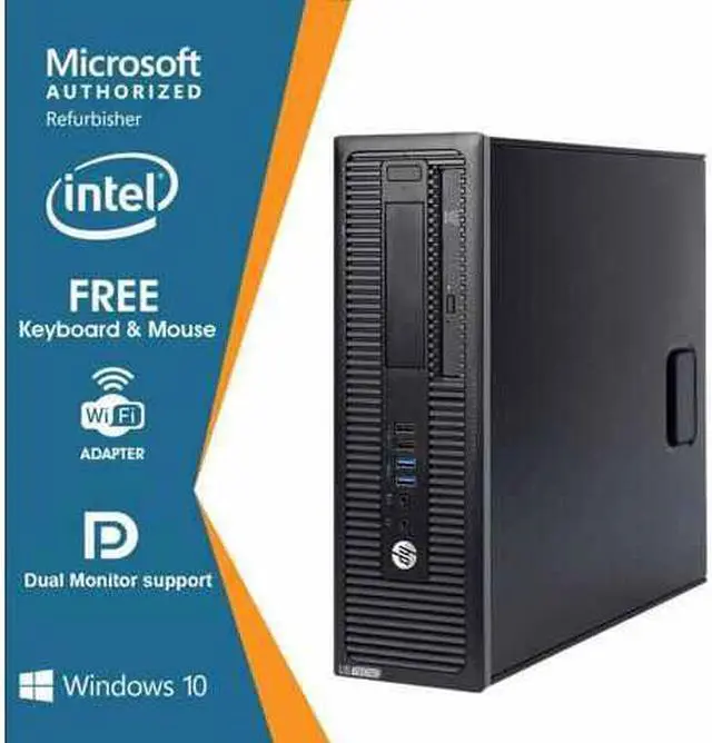Alt view image 2 of 4 - HP ProDesk 600 G1 Business Desktop PC Intel Quad Core i5 4570 3.2Ghz 8GB DDR3 RAM, 512GB SSD USB 3.0, Wifi, Windows 10 Professional