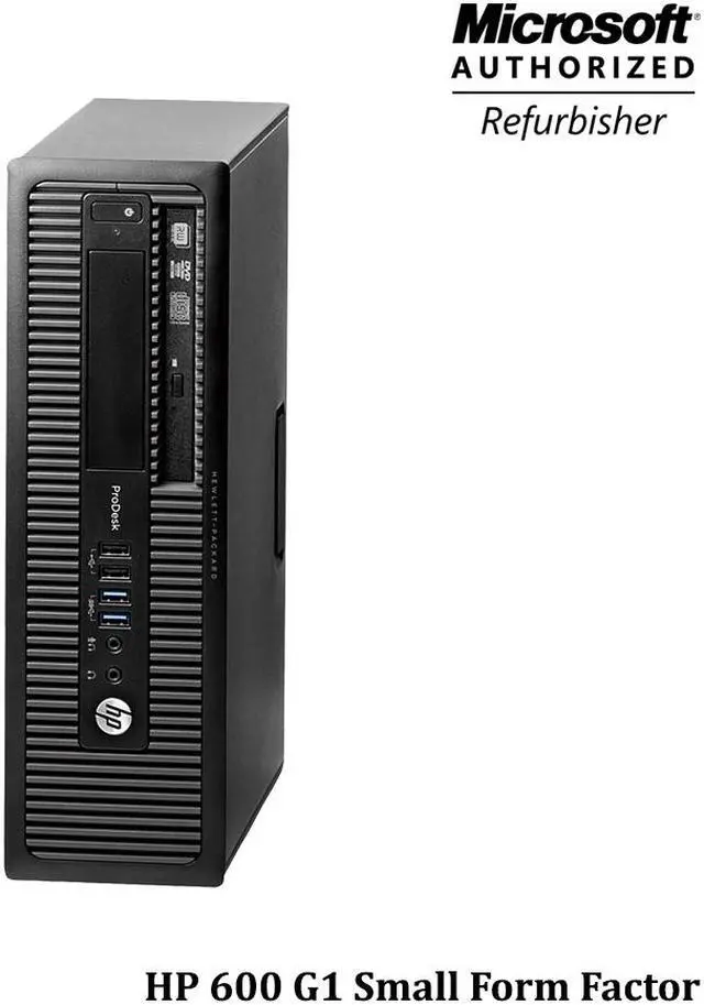Main image of HP ProDesk 600 G1 Business Desktop PC Intel Quad Core i5 4570 3.2Ghz 8GB DDR3 RAM, 512GB SSD USB 3.0, Wifi, Windows 10 Professional