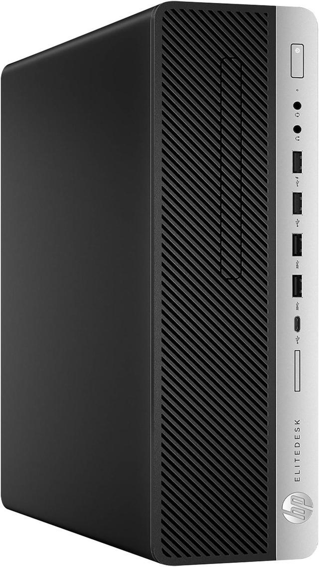 Alt view image 3 of 7 - HP EliteDesk 800 G3 SFF Business Desktop PC Core i7 6th Gen Upto 4.00Ghz 16GB DDR4 RAM New 1TB SSD with New Dual (2) 24" Monitor (HDMI) -Windows 10 Pro, Free Gaming Keyboard, Mouse, DP to HDMI Adapter