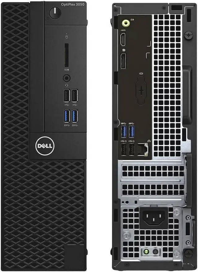 Alt view image 4 of 6 - Dell OptiPlex 3050 SFF Business Desktop PC - Intel Core i5 6th Gen 3.20 GHz 8 GB 1 TB HDD DVD-RW Windows 10 Pro 64-Bit