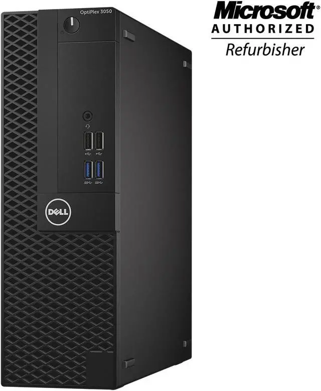 Alt view image 2 of 6 - Dell OptiPlex 3050 SFF Business Desktop PC - Intel Core i5 6th Gen 3.20 GHz 8 GB 1 TB HDD DVD-RW Windows 10 Pro 64-Bit