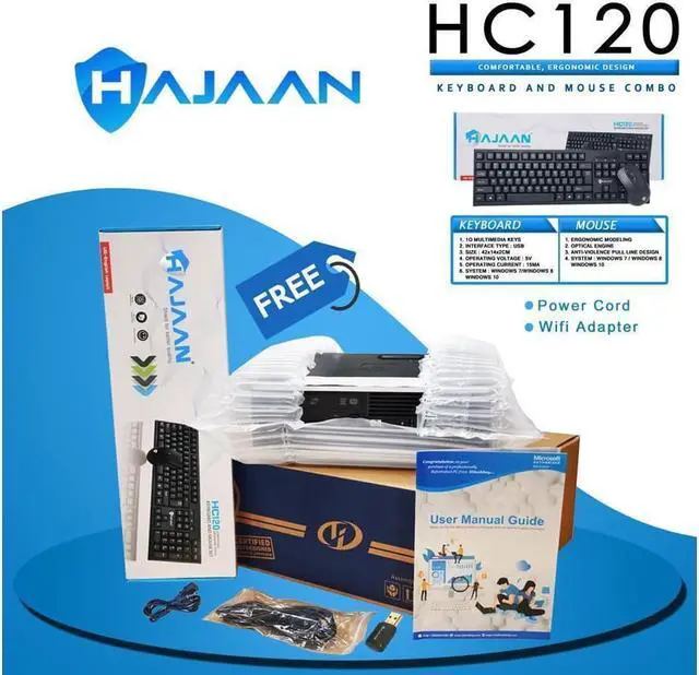 Alt view image 5 of 5 - Dell OptiPlex 7020, Small Form Factor, Intel Core i5-4570 @ 3.20 GHz, 8GB DDR3, NEW 1TB SSD, DVD-RW, Wi-Fi, USB to HDMI Adapter, NEW Keyboard + Mouse, Microsoft Windows 10 Pro 64-bit