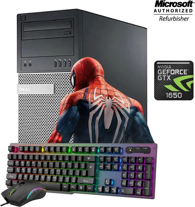 Refurbished: Gaming Desktop PC Dell OptiPlex 9020 Tower Intel Core