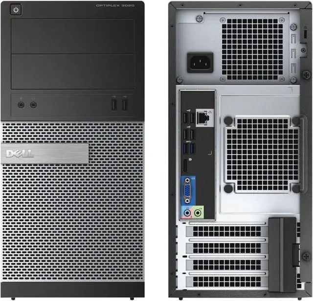 Alt view image 3 of 7 - Dell OptiPlex 3020 Tower Gaming Computer PC Intel Quad Core i7 4th Gen 4770 3.40 GHzz 16 GB RAM 1 TB New SSD AMD Radeon RX 550 4GB Win 10 Pro DVD-RW Wi-Fi With Free Gaming Keyboard and Mouse