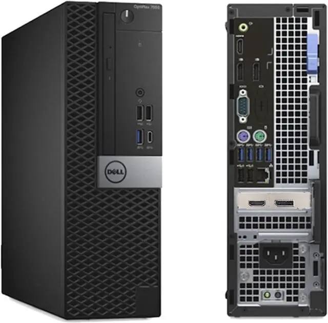Alt view image 3 of 12 - Dell OptiPlex 7050 SFF Business Desktop, Intel Quad-Core i7-6700 Upto 4.00GHz, 16GB DDR4 RAM, 1TB SSD, HDMI, DisplayPort, Wi-Fi, New Keyboard & Mouse, Windows 10 Pro