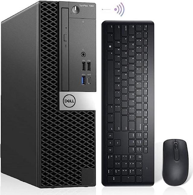 Dell OptiPlex 7060 Windows 11 Pro Desktop Computer SFF, Intel 8th Gen  i5-8500 Hexa Core,32GB DDR4 Ram 1TB NVMe SSD, AX210 Built-in WIFI 6E &  Bluetooth 