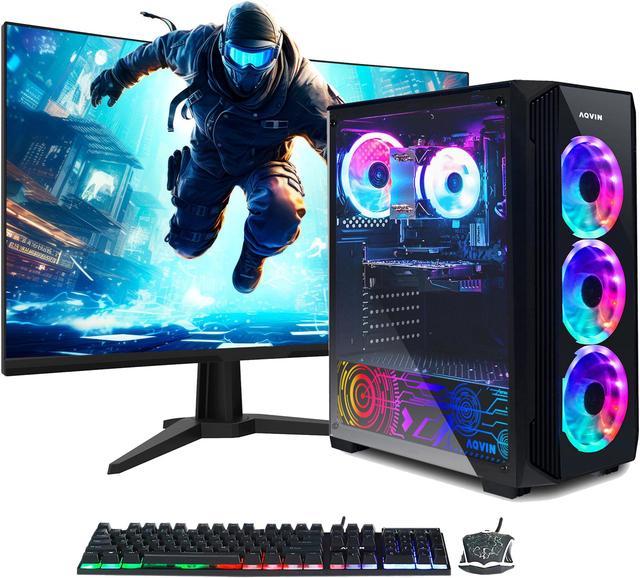 Refurbished: AQVIN Tower Gaming Desktop Computer PC - Intel Core