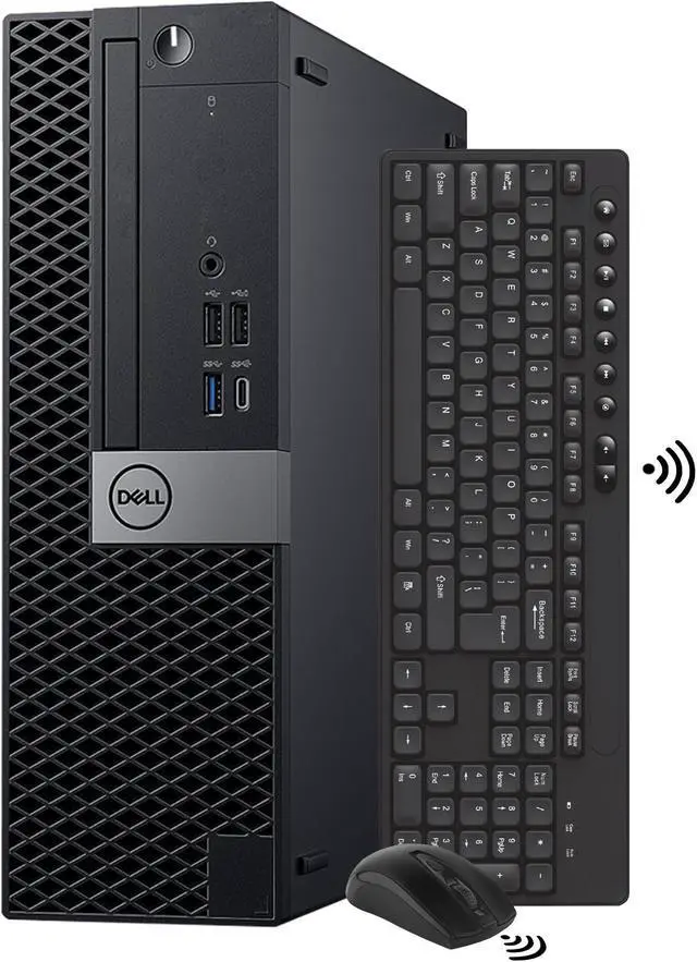 Main image of DELL Business Desktop OptiPlex 5060-SFF Intel Core i7-8700 32GB DDR4 1TB PCIe SSD Windows 11 Pro 64-bit Wireless Keyboard and Mouse WIFI