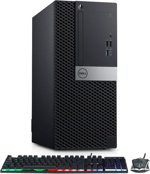 Alt view image 6 of 7 - Dell OptiPlex 5060 Tower Windows 11 Pro Gaming Desktop High-Performance PC | Intel Hexa-Core i5 up to 4.10 GHz | GeForce RTX 3050 6GB GDDR6 | 16GB DDR4 RAM | 1 TB NVMe SSD | WIFI | RGB Keyboard/Mouse