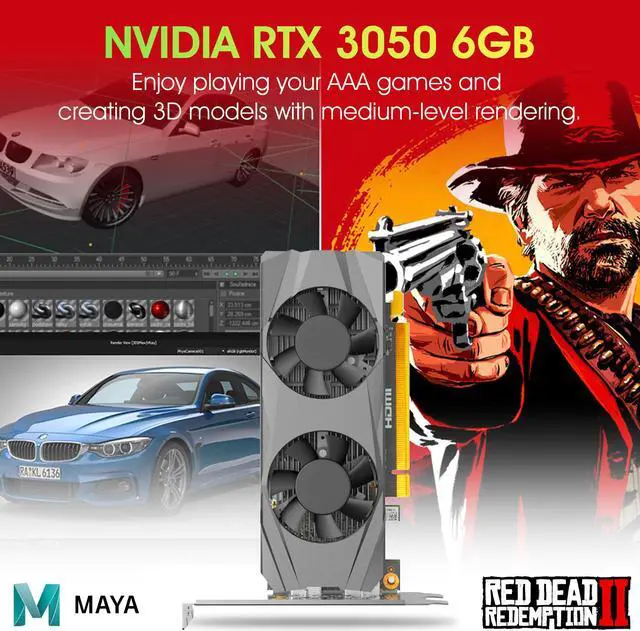 Alt view image 4 of 7 - Dell OptiPlex 5060 Tower Windows 11 Pro Gaming Desktop High-Performance PC | Intel Hexa-Core i5 up to 4.10 GHz | GeForce RTX 3050 6GB GDDR6 | 16GB DDR4 RAM | 1 TB NVMe SSD | WIFI | RGB Keyboard/Mouse