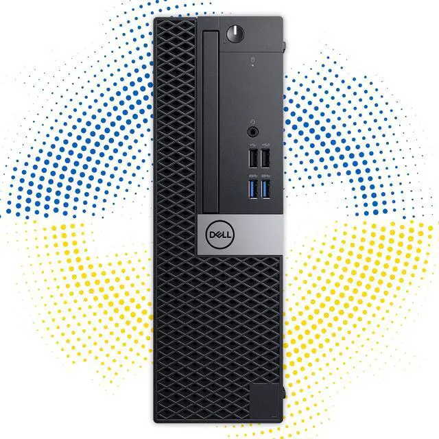 Alt view image 5 of 6 - Dell OptiPlex 7040 SFF Desktop Computer PC Intel Quad Core i7-6700 3.20GHz AX200 Built-in WIFI 6 Bluetooth 16GB DDR4, 512GB NVMe M.2 SSD 2TB HDD HDMI Wireless Keyboard & Mouse Windows10 Pro (Renewed)
