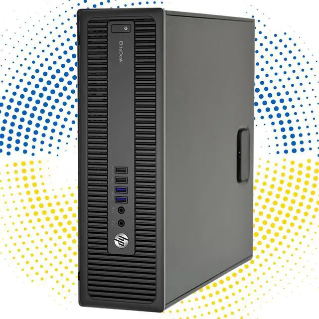 Alt view image 4 of 6 - HP EliteDesk 800G2 Desktop Computer PC, 3.20 GHz Intel i5 Quad Core Gen 6, 32GB DDR4 RAM, 1TB Solid State Drive Hard Drive, Windows 10 Professional 64bit 24-inch Monitor