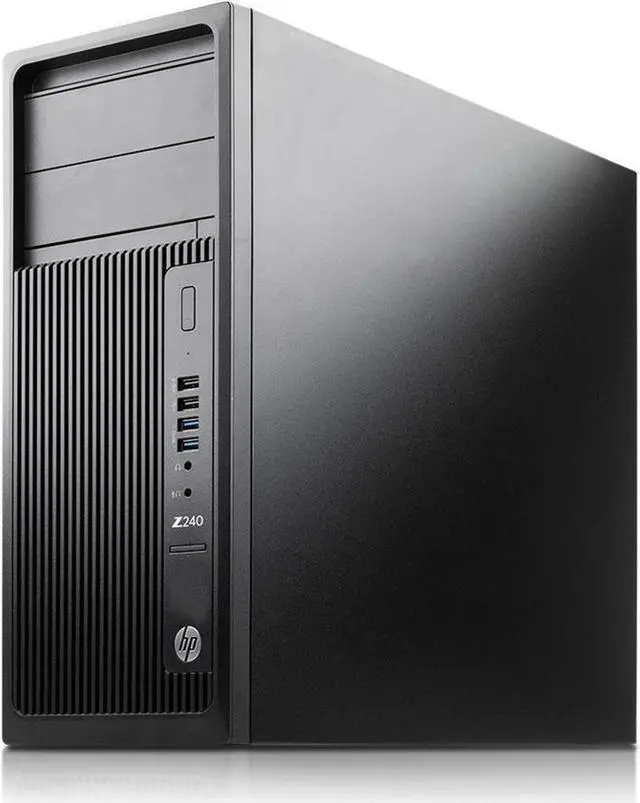 Alt view image 4 of 7 - HP Gaming PC Z240 Mini Tower Workstation Intel Core i7 GeForce RTX 3050 32GB DDR4 RAM 512GB SSD Windows 10 Pro RGB Keyboard Mouse