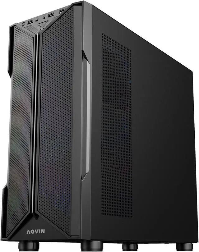 Alt view image 5 of 7 - AQVIN AQ20 Gaming PC TOWER Computer - Intel i7 Processor Upto 4.60GHz, GeForce GTX 1660 6GB SUPER GPU, 32GB RAM 1TB NVMe SSD, RGB Fans, WiFi, Windows 11 Pro - Black GeForce GTX 1660 SUPER