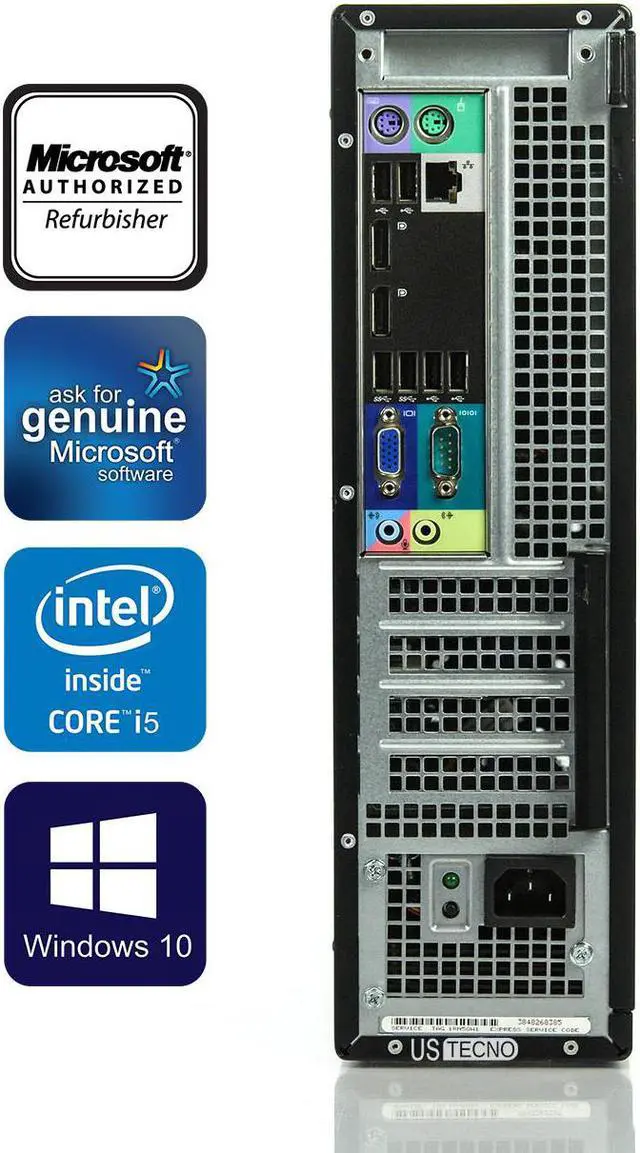 Alt view image 2 of 4 - DELL OptiPlex 9010 Desktop PC Computer Core i5 3470 16GB 256GB SSD Windows 10 Home New Free Keyboard,mouse,powercord,WiFi Adapter