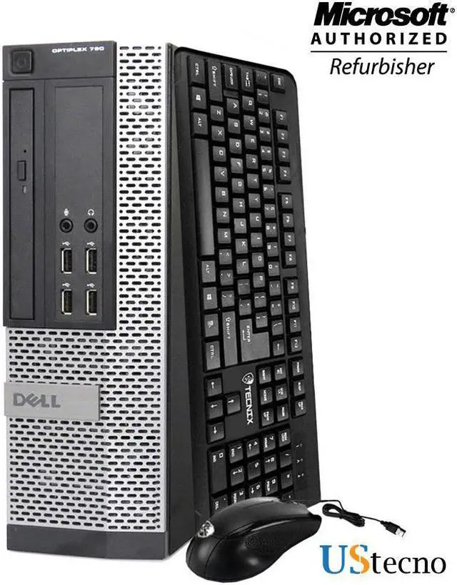 Alt view image 2 of 5 - DELL OptiPlex 790 SFF Desktop PC Computer Core i5 2400 16GB RAM 1TB HDD DVDROM Windows 10 Professional Keyboard,Mouse,WiFi Adapter