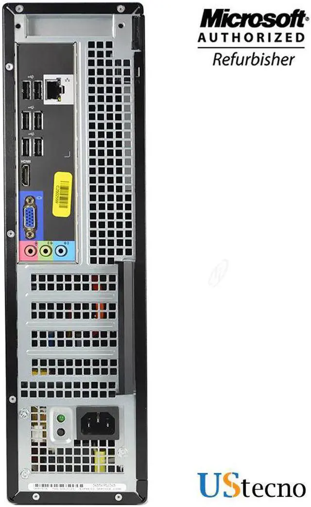 Alt view image 3 of 5 - Dell Optiplex 3010 Desktop Computer Intel Core i5 3470 8GB 1TB HDD DVD Windows 10 Home New Free Keyboard, Mouse,Power cord,WiFi Adapter