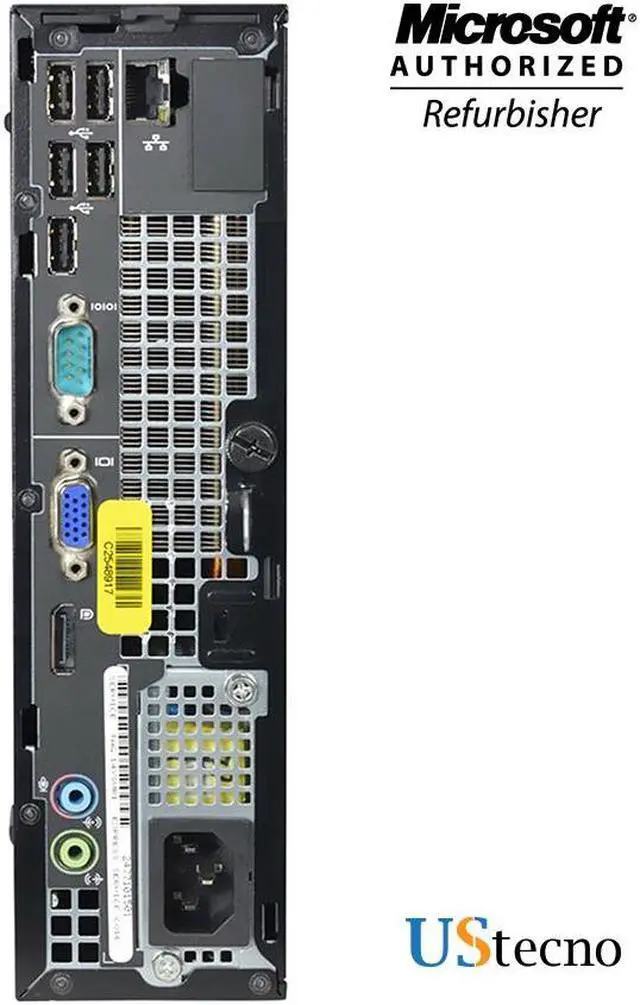 Alt view image 2 of 4 - Grade A - Dell Optiplex 790 USFF PC Computer Intel Core i5 2nd Gen 2400S 8GB 500GB HDD DVD Windows 10 Home New Free Keyboard, Mouse,Power cord,WiFi Adapter