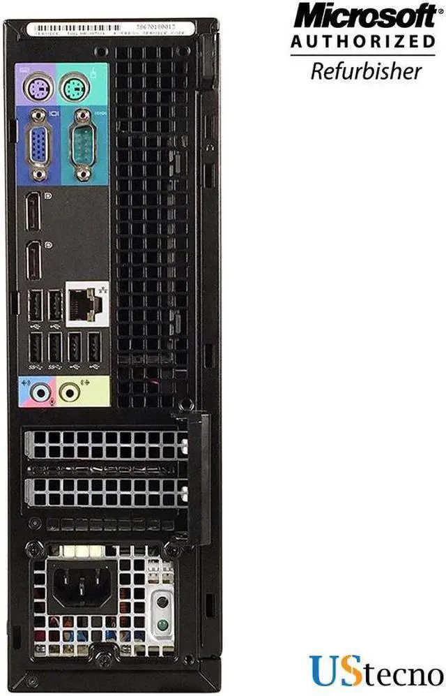 Alt view image 3 of 10 - Dell Optiplex 7010 SFF Computer Intel Core i5 3470 16GB RAM 1TB HDD DVD Windows 10 Professional  New Keyboard, Mouse,Power cord,WiFi Adapter