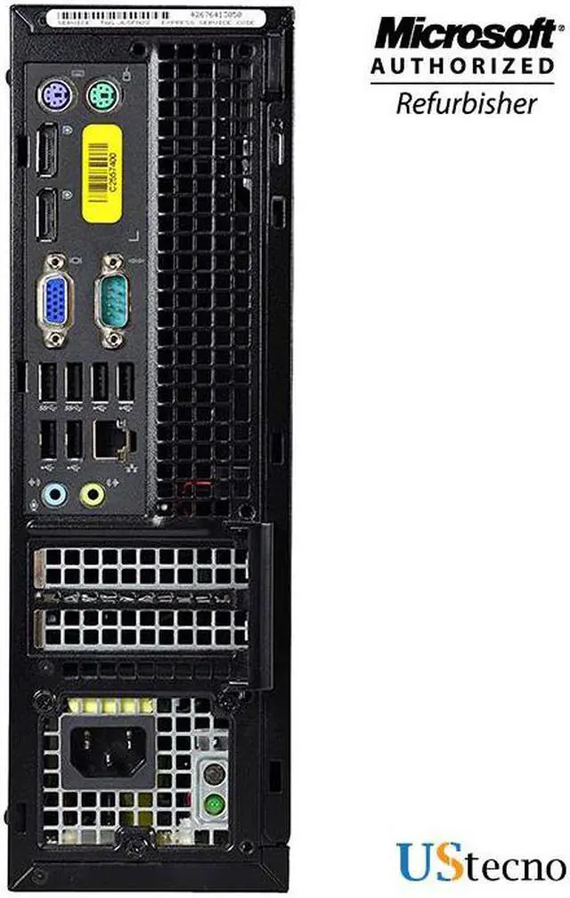 Alt view image 3 of 5 - Dell Optiplex 9020 SFF Computer Intel Core i5 4570 8GB 500GB HDD DVD Windows 10 Professional with Free Keyboard, Mouse,Power cord,WiFi Adapter
