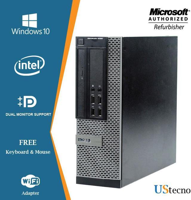 Dell Optiplex 9020 SFF Computer Intel Core i5 4570 16GB New 240GB SSD DVD  Windows 10 Professional with Free Keyboard, Mouse,Power cord,WiFi Adapter