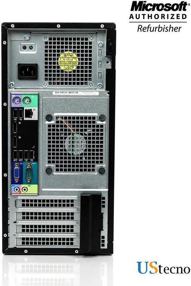 Alt view image 3 of 10 - Dell Optiplex 7010 Tower Desktop Intel Core i5 3470 8GB New 256GB SSD DVD Windows 10 Professional New Free Keyboard, Mouse,Power cord,WiFi Adapter