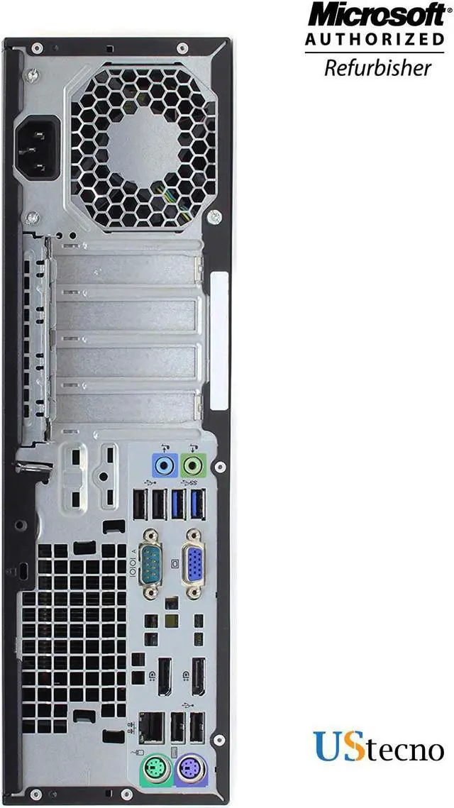 Alt view image 3 of 8 - HP EliteDesk 800 G1 SFF Computer Intel Core i5 4th Gen 4570 3.20 Ghz (Upto 3.60 Ghz) 8GB 250GB HDD DVD Windows 7 Professional with New Wired KB, Mouse,Power cord,WiFi Adapter