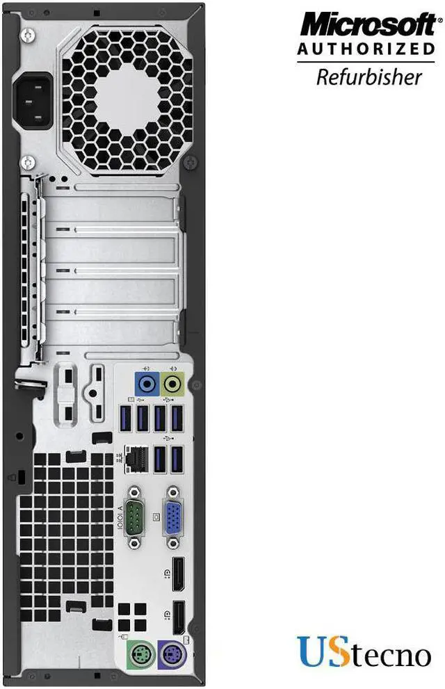 Alt view image 3 of 5 - HP ProDesk Desktop 600 G2 Computer Intel Core i5 6th Gen 6500 (3.20 GHz) 8GB New 480GB SSD WiFi + Blutooth 4.0, DP, VGA, USB 3.0 Windows 10 Professional 64 Bit