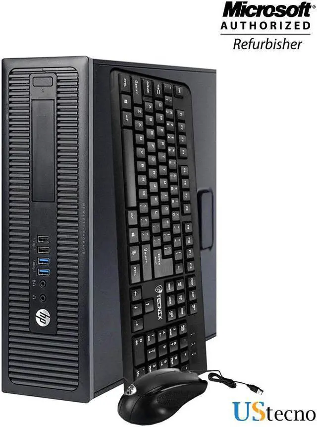 Alt view image 2 of 5 - HP ProDesk Desktop 600 G2 Computer Intel Core i5 6th Gen 6500 (3.20 GHz) 8GB New 480GB SSD WiFi + Blutooth 4.0, DP, VGA, USB 3.0 Windows 10 Professional 64 Bit