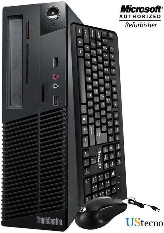 Alt view image 2 of 5 - Lenovo ThinkCentre M91P SFF Computer Intel Core i5 2400 16GB 256GB SSD DVD Windows 10 Professional New Free Keyboard, Mouse,Power cord,WiFi Adapter