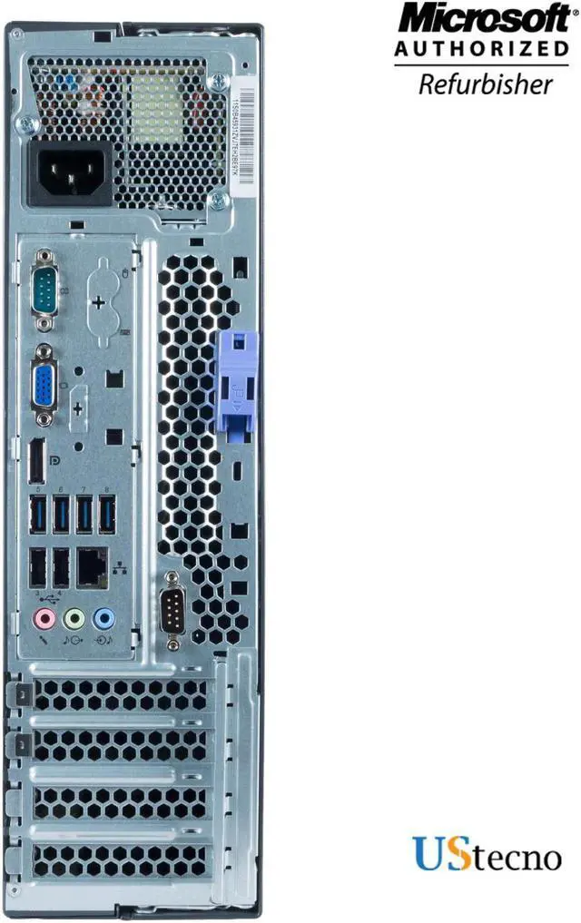 Alt view image 3 of 5 - Lenovo ThinkCentre M82 SFF Computer Intel Core i7 3770 16GB 256GB SSD DVD Windows 10 Home New Free Keyboard, Mouse,Power cord,WiFi Adapter