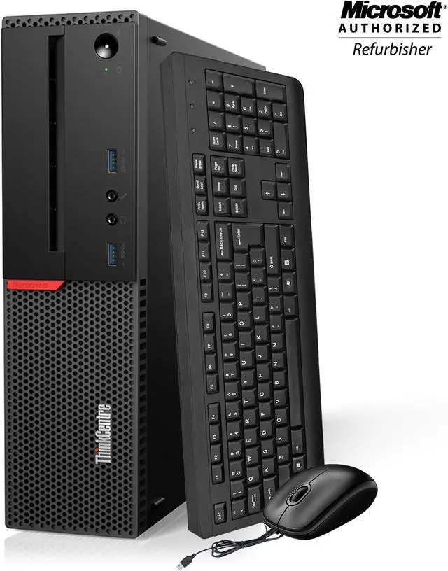 Alt view image 2 of 5 - Lenovo Thinkcentre M900 Small Form Factor (SFF)  Computer Intel Core i5 6th Gen 6500 8GB 250GB HDD  Windows 10 Home New Keyboard, Mouse,Power cord,WiFi Adapter