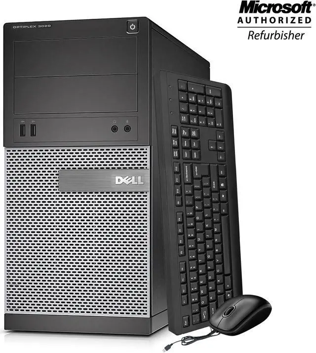 Alt view image 2 of 5 - Grade A -Dell Optiplex 3020 Tower PC Computer  Core i7 4th Gen 4770 8GB NEW 256GB SSD @ 3.4GHz /USB 2.0 /DP Port Windows 10 Professional -64 Bit Free WiFi Adapter