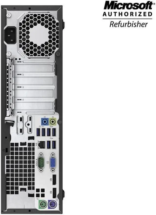 Alt view image 6 of 7 - HP EliteDesk 800 G2 (SFF) Computer PC | Core i5 6th Gen 6500 Upto 3.60 Ghz| 16GB DDR4 1TB HDD | 20 inch Tecnii Monitor |Win 10 Home|New Wired KB, Mouse Combo