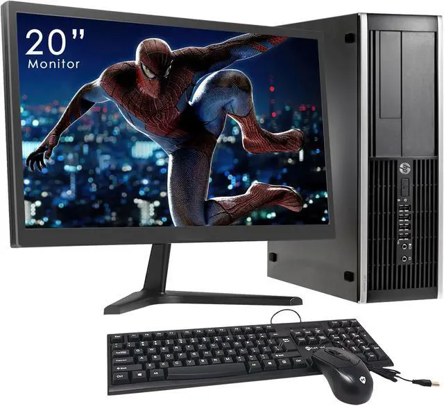 Alt view image 2 of 7 - Office use computer HP Compaq Pro 6305 Small Form Factor (SFF) Computer AMD 8GB 1TB HDD|  20 inch Tecnii Monitor(HDMI) |Intel HD Graphics| Win 10 Home -64 Bit, Free WiFi Adapter