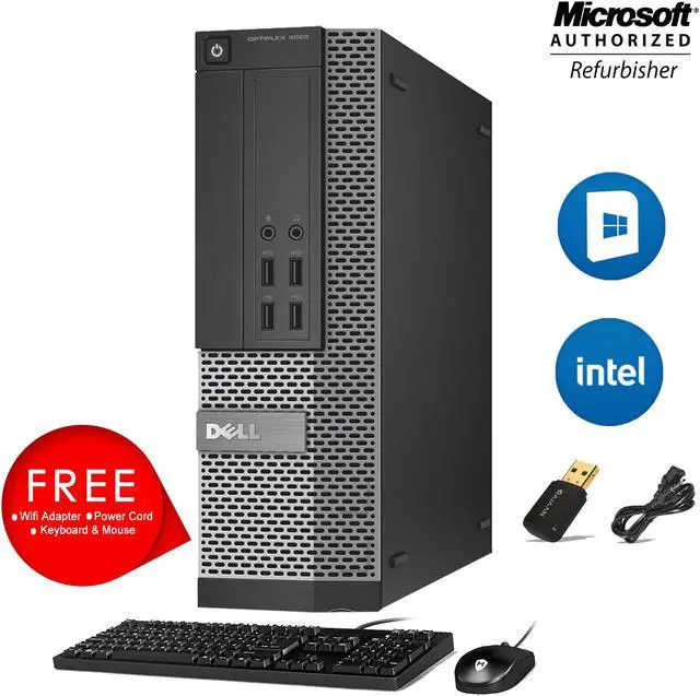 Alt view image 5 of 7 - Desktop PC Computer Dell 9020 SFF PC Core i5 4th Gen 4570 3.20 Ghz (Upto 3.60 Ghz) 16GB Memory 256GB SSD With 20"  Tecnii Monitor(HDMI)  Win 10 Home Free New Wired KB & Mouse Combo