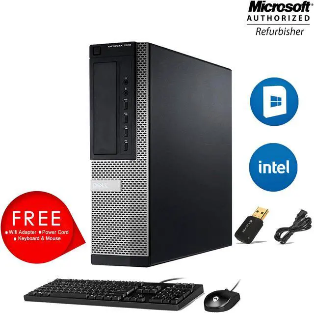 Alt view image 2 of 6 - Dell Optiplex 7010 Desktop Professional Desktop with 20 Inch Tecnii  Monitor Intel i5 -3470@3.20Ghz (Upto 3.60 Ghz) 8GB Memory 256GB SSD HDMI /Win 10 Pro /Free Keyboard & Mouse with Wifi Adapter