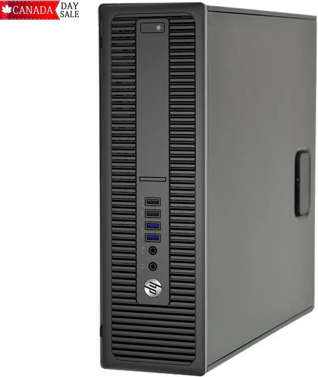Alt view image 6 of 9 - HP EliteDesk 800 G1 SFF Computer Intel Core i7 4th Gen 4770 16GB NEW 480GB SSD 500GB DVD Windows 10 Home New Keyboard, Mouse,Power cord,WiFi Adapter