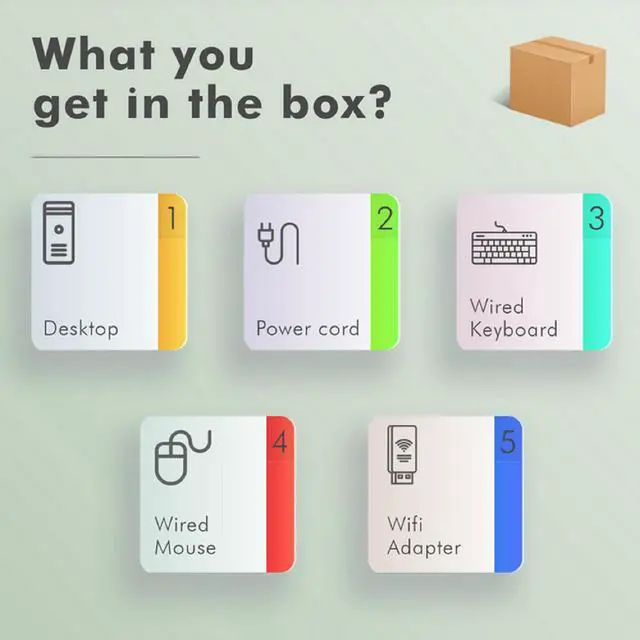 Alt view image 4 of 5 - Dell Optiplex Desktop Computer PC Small Form Factor | Intel Core i5 - 6th Gen Processor up to (3.60 GHz) | 16GB DDR4 RAM - 256 SSD | New 22" inch Monitor| WiFi, RGB Speaker, HDMI, Win 10 Pro.