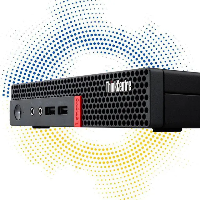 Alt view image 2 of 6 - Lenovo Thinkcentre M910x Tiny, Intel Core I5-7500 7th Gen, 8GB RAM 256GB SSD, Windows 10 Professional Business Desktop PC Wireless Keyboard and Mouse