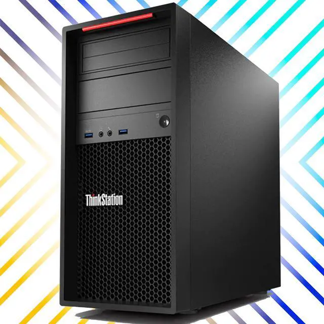Alt view image 2 of 6 - Lenovo ThinkStation P320 Tower Desktop Computer PC, Intel Xeon E3-1240 V6, 512GB SSD ,16GB DDR4 RAM, Windows 10 Pro, AMD RX 550 4GB ,Gaming Keyboard and Mouse