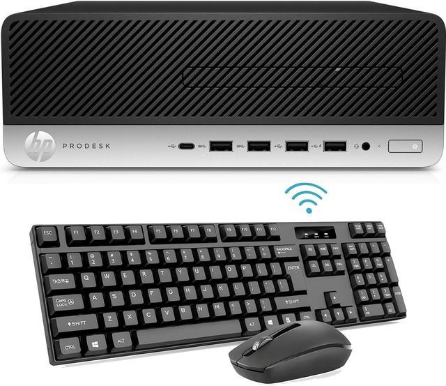 Desktop PC HP ProDesk 600 G3 SFF Home/Office Computer (Core i7/ 256GB SSD/  16GB DDR4 RAM/ Windows 10 Pro/ Wireless Keyboard and Mouse) Intel Processor