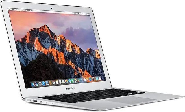 Alt view image 2 of 3 - A Grade - Apple 1466 MacBook Air Laptop, 13.3-inch display, intel Core I5 5th Gen, Mac OS, Up to 2.7GHz,4GB DDR3 RAM,128GB PCIe SSD, Intel HD Graphics 6000, Webcam,-Silver