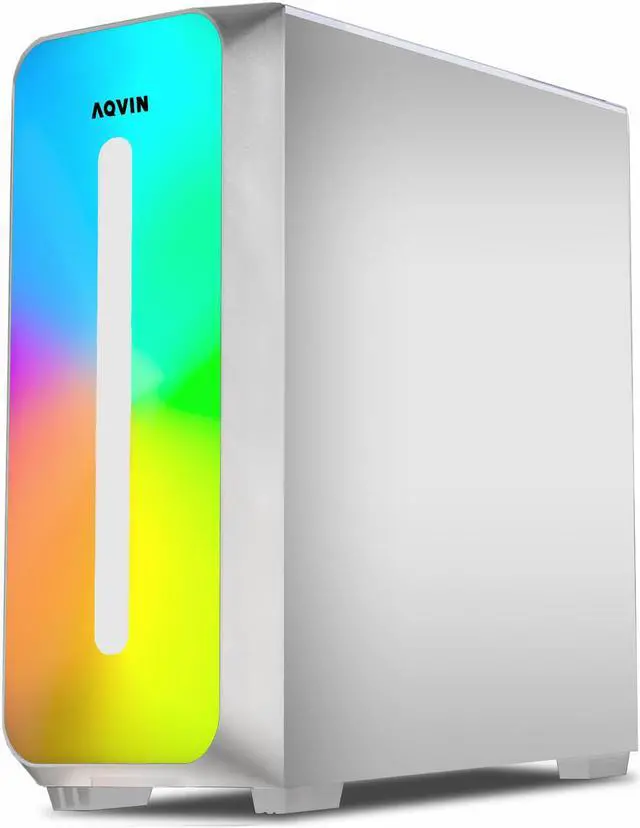 Alt view image 2 of 6 - AQVIN - AQW60 Gaming Desktop Tower PC - Core I7 Processor Up to 4.00 GHz - GeForce RTX 3050 8GB GDDR6 GPU - 32GB RAM - 2TB SSD - Windows 10 Pro - Gaming Keyboard & Mouse - RGB Light - 1 Year Warranty
