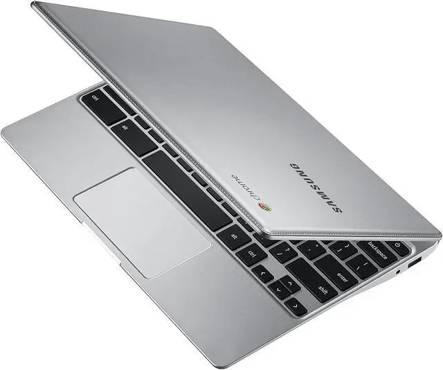Alt view image 3 of 5 - Samsung Chromebook 2 XE500C12 11.6-inch HD Laptop |intel Celeron Processor | 2GB DDR3L RAM | 16GB SSD |Chrome OS | HD Webcam| Silver | HDMI |Grade A