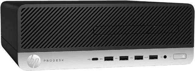 Alt view image 3 of 5 - Desktop PC HP ProDesk 600 G5 SFF High-Performance Computer - Windows 11 Pro - Intel Hexa-Core i5 9th Gen - 16GB DDR4 RAM - 2TB NVMe SSD - 24-inch FHD Monitor - Wireless Keyboard & Mouse - Black/Silver